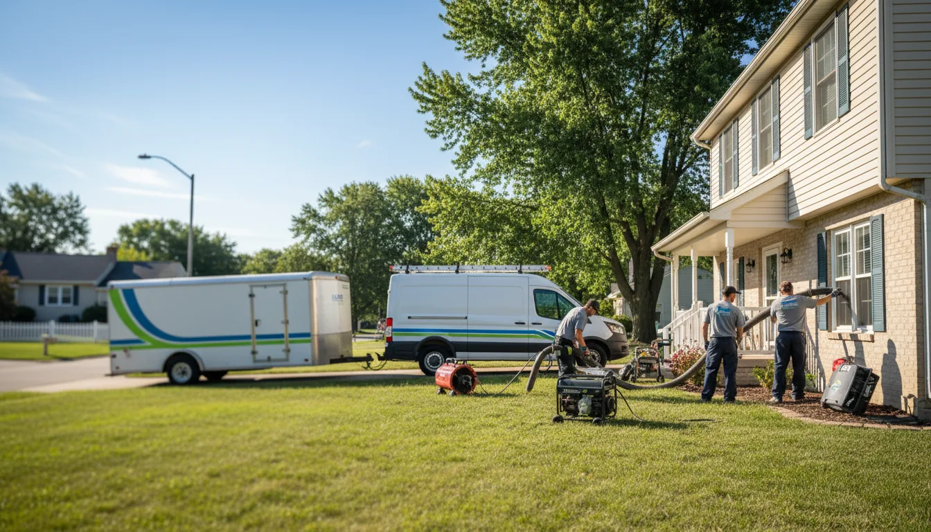 Flooded Basement Restoration And Cleanup With Repair in Guion, AR near me